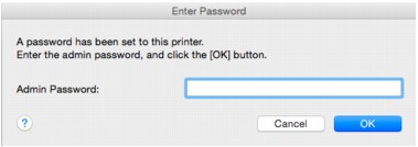 figure: Enter Password screen